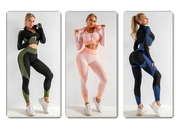 Alexa Anti-Cellulite 2pc Yoga Set - Leggings/Jacket