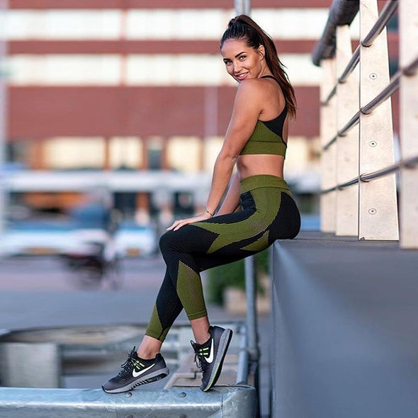 Alexa Anti-Cellulite 2pc Yoga Set - Leggings/Bra